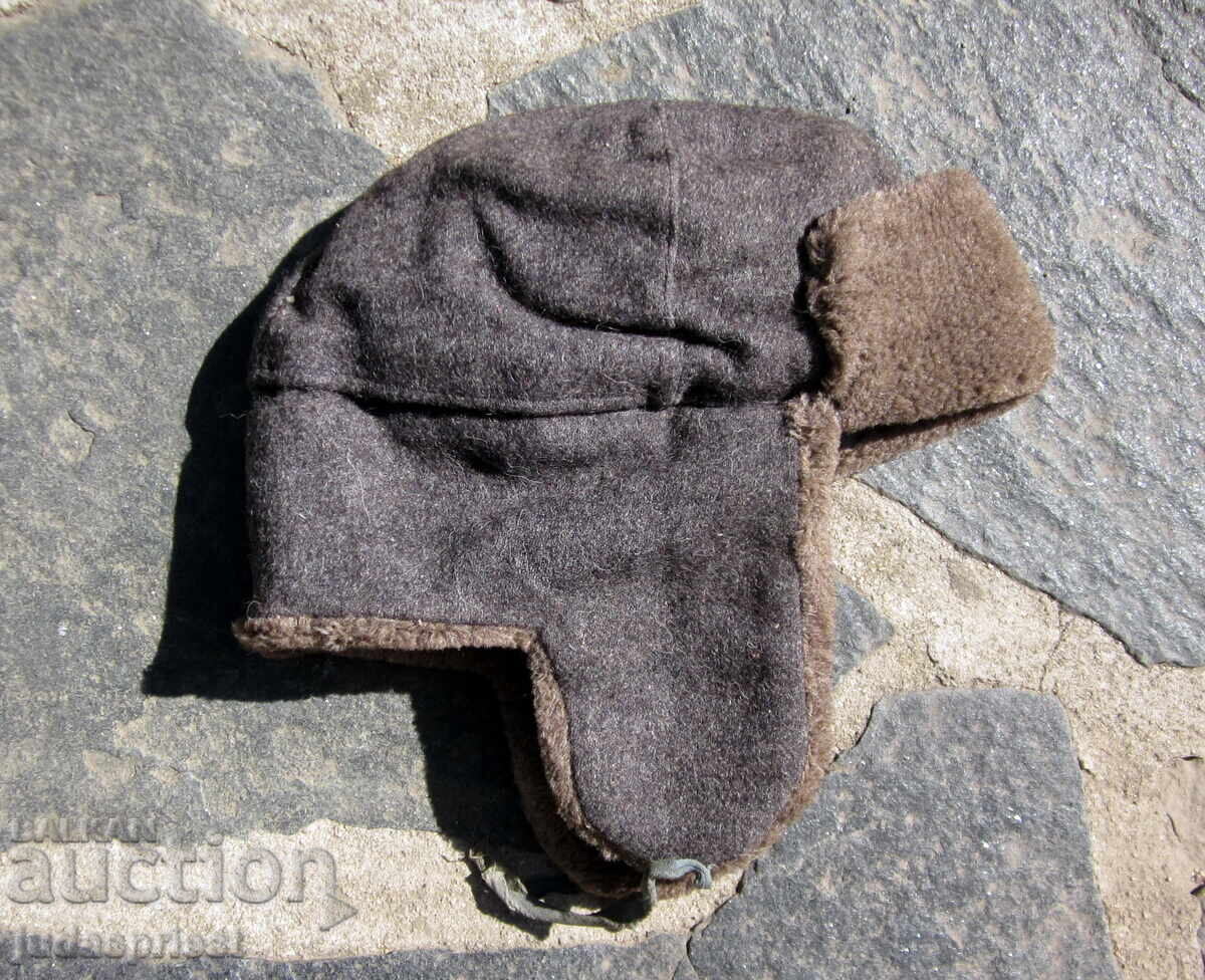 Bŭlgarska voenna zimna voĭnishka μάλλινη σκούφια ushanka - 5 Bŭlgarska voenna zimna voĭnishka μάλλινη σκούφια ushanka - 5