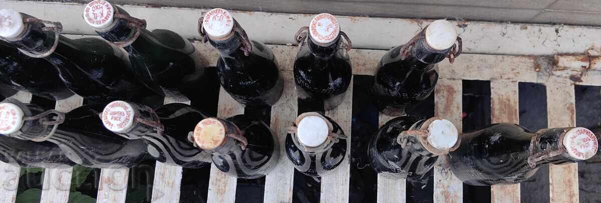 LOT 21 BEER BOTTLES SLAVCHEV SHUMEN RUSE BOTTLE HEALTHY - 5