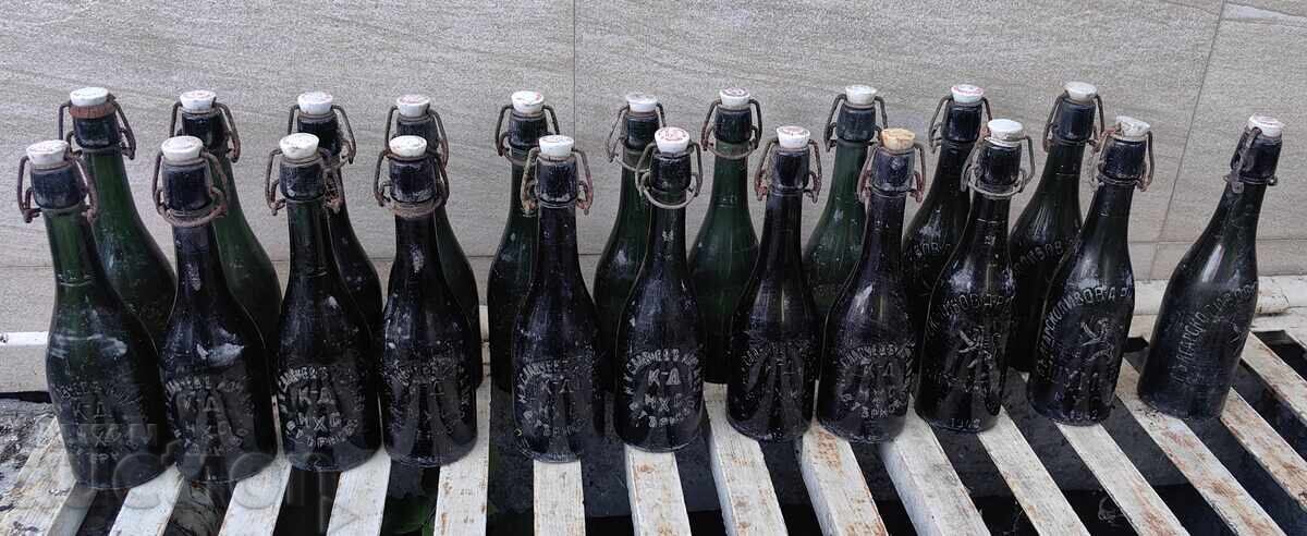 LOT 21 BEER BOTTLES SLAVCHEV SHUMEN RUSE BOTTLE HEALTHY