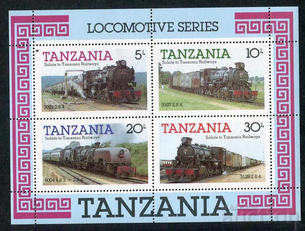Τανζανία MNH 1985 - Ατμομηχανές Τανζανία MNH 1985 - Ατμομηχανές
