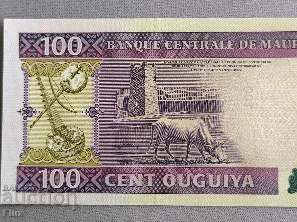 Δημοπρασία Τραπεζογραμμάτιο - Μαυριτανία - 100 ουγκίγια UNC | 2015