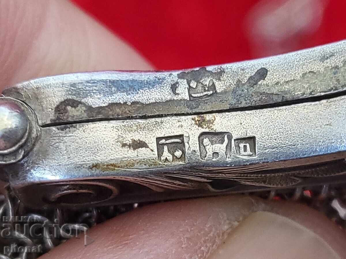 Παράδοση Αντίκα ασημένια γυναικεία τσάντα