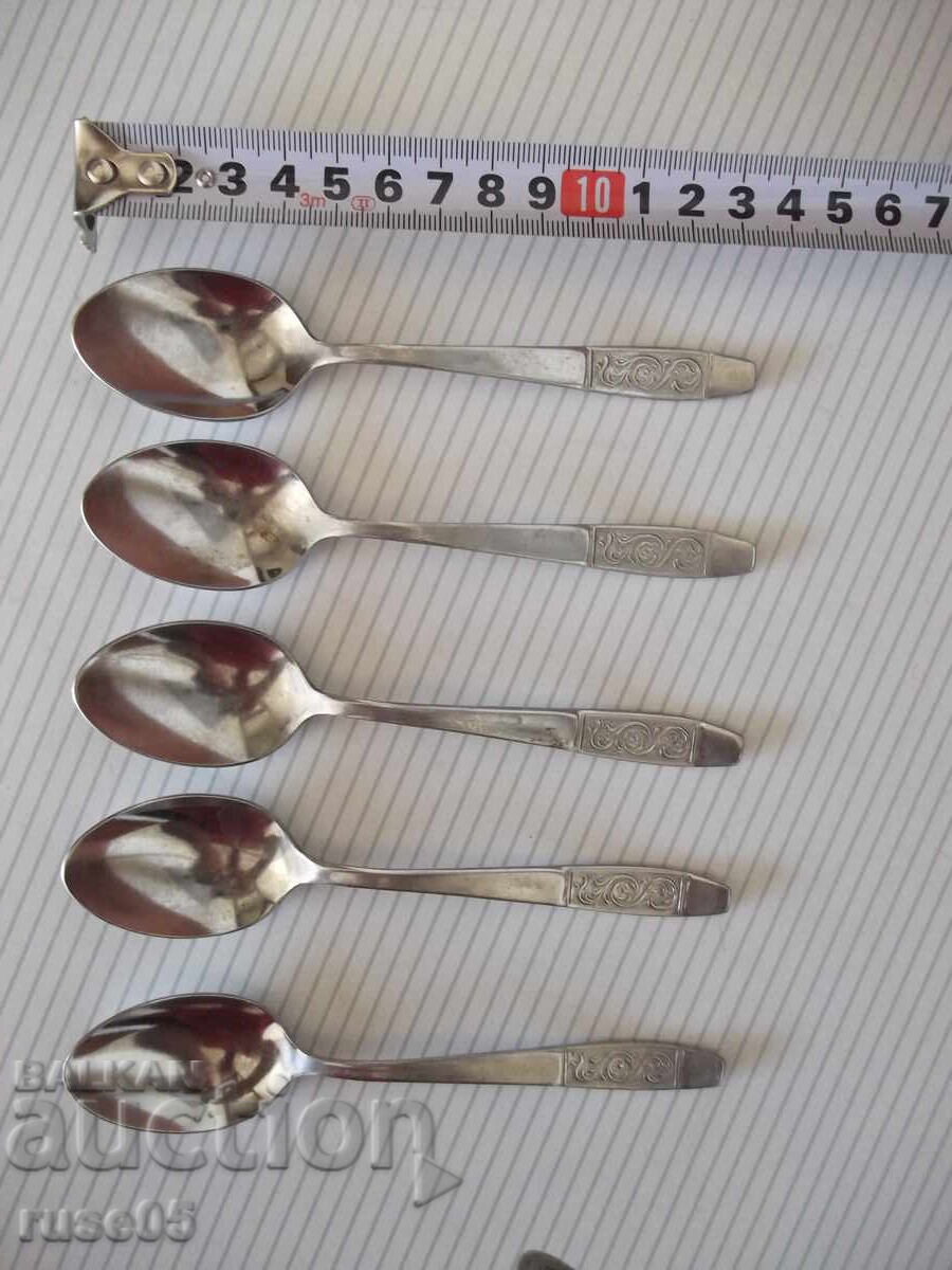 Παρτίδα από 5 τμχ. κουτάλια σοβιετικά