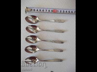 Lot of 5 Soviet spoons
