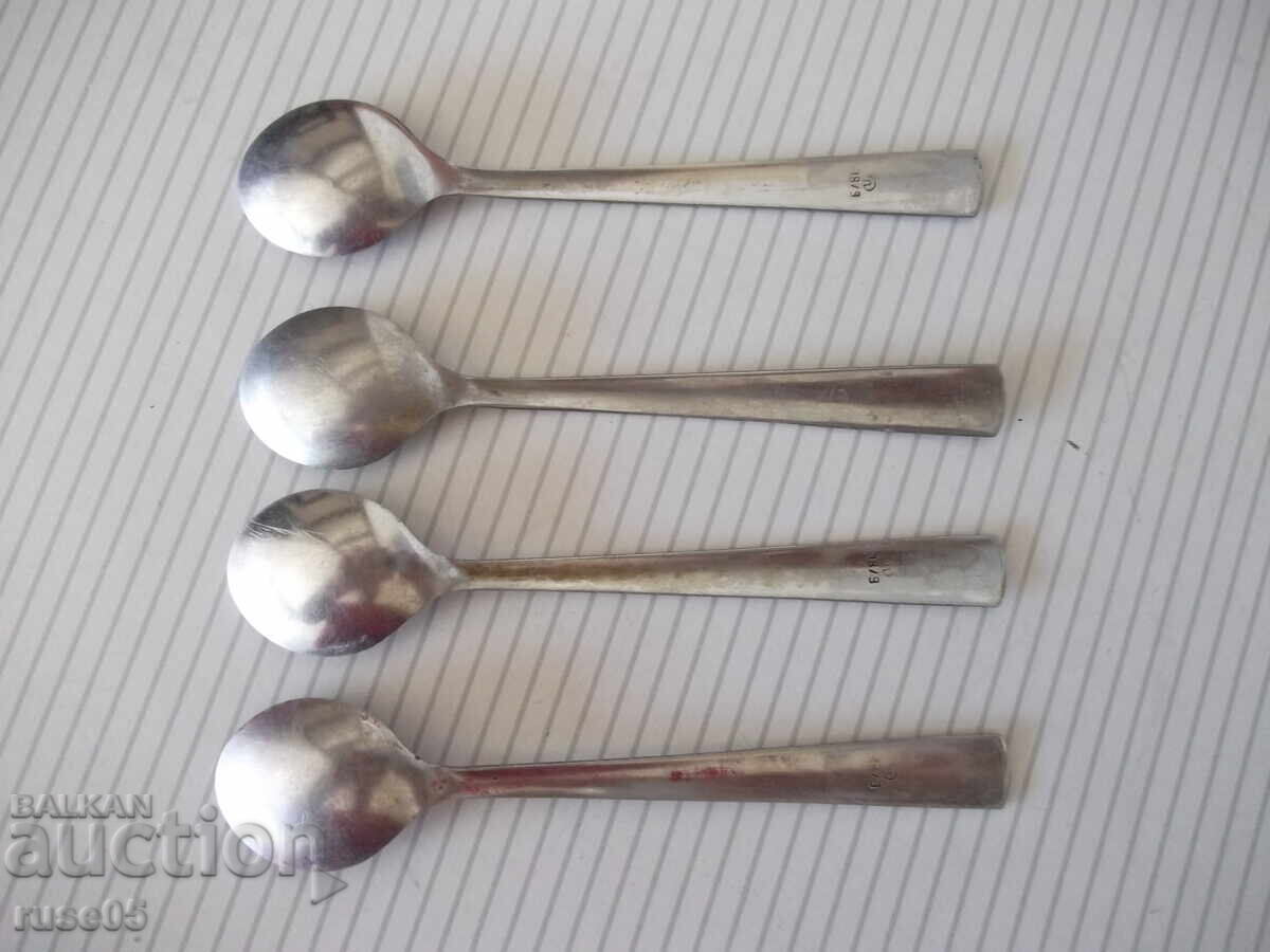 Auction Lot of 4 Soviet spoons Auction Lot of 4 Soviet spoons