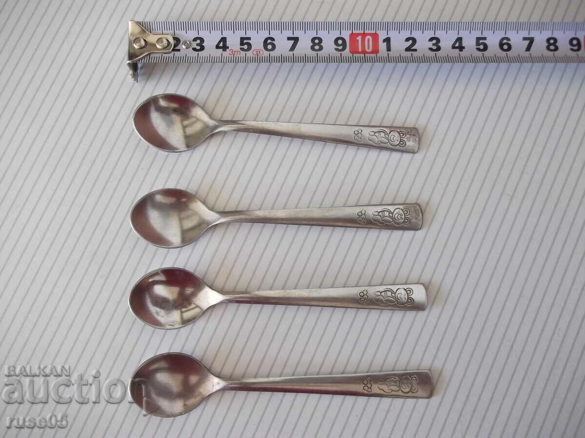 Lot of 4 Soviet spoons Lot of 4 Soviet spoons