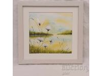 "Last Light" Dimensions: 30x30 cm - painting