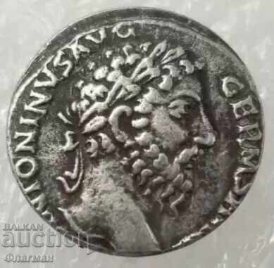 Denarius of Emperor Marcus Aurelius, 161 - 180 AD Denarius of Emperor Marcus Aurelius, 161 - 180 AD