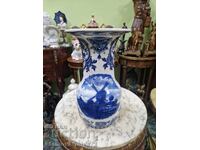 Стара холандска антикварна порцеланова ваза Delft от 19 век