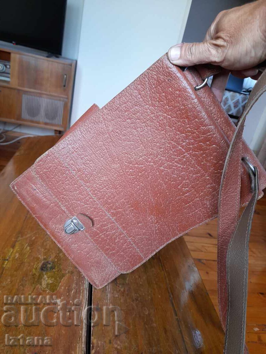 Auction  Old commander's, officer's bag