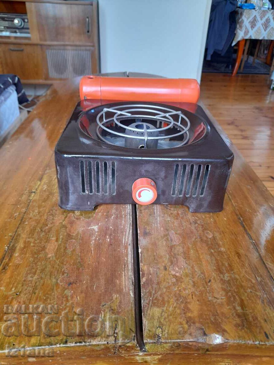 Old alcohol stove, alcohol tank