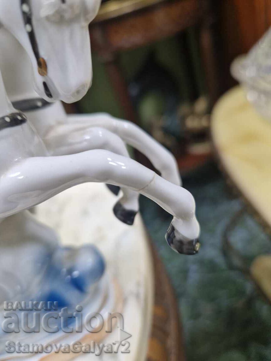Αντίκα ρουμανική πορσελάνινη φιγούρα σύνθεση ARPO - 7