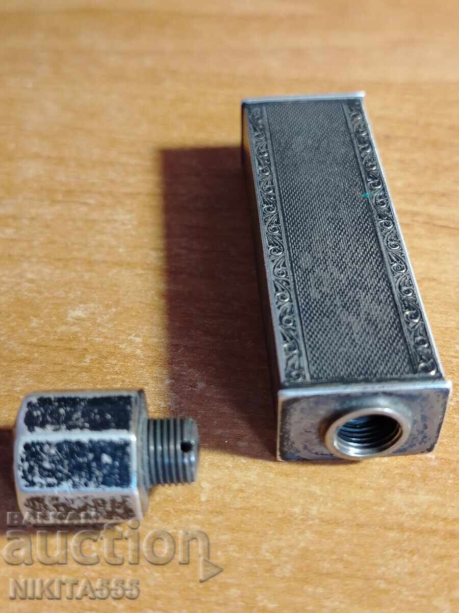 Auction  Old silver perfume bottle D.K. 935