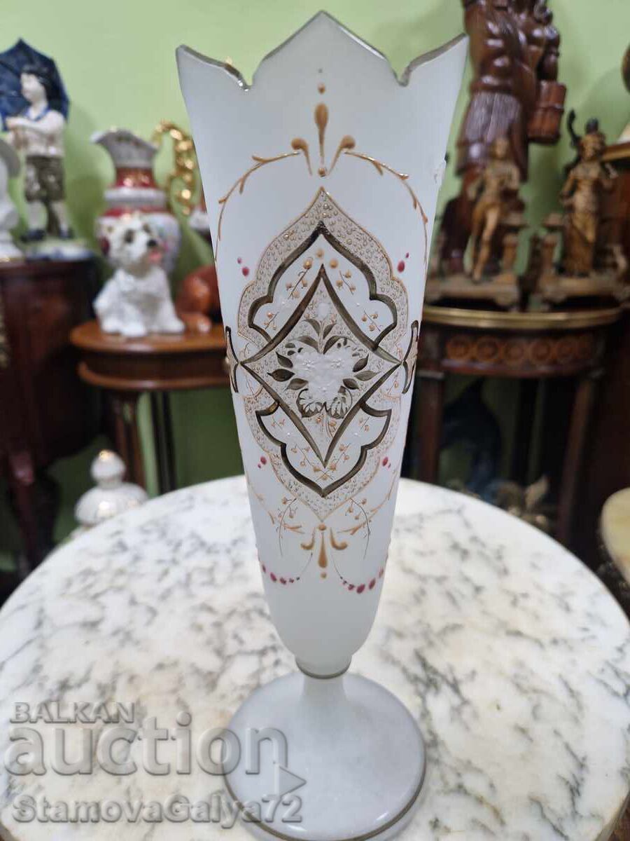 Vază antică rară Harach Bohemia din secolul al XIX-lea cu preț € 95.61 | 187.00 BGN