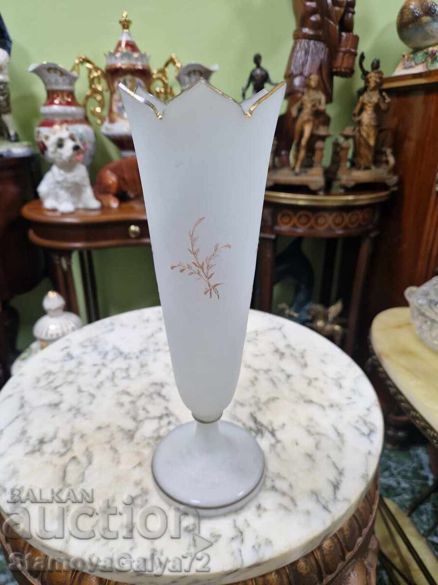 Παράδοση Σπάνιο παλιό αντίκα βάζο Harrah Bohemia του 19ου αιώνα Παράδοση Σπάνιο παλιό αντίκα βάζο Harrah Bohemia του 19ου αιώνα