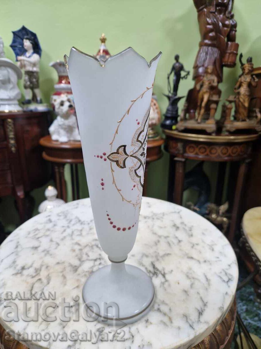 Σπάνιο παλιό αντίκα βάζο Harrah Bohemia του 19ου αιώνα - 5 Σπάνιο παλιό αντίκα βάζο Harrah Bohemia του 19ου αιώνα - 5