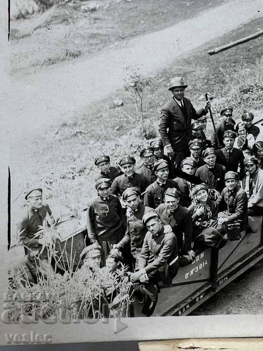 Auction 1931 Photo Postcard Train Narrow Gauge Rila Monastery Line Auction 1931 Photo Postcard Train Narrow Gauge Rila Monastery Line