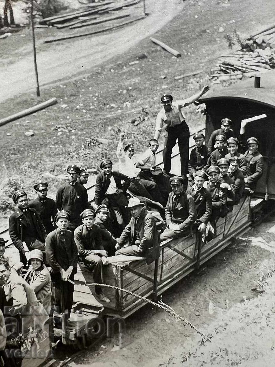 1931 Photo Postcard Train Narrow Gauge Rila Monastery Line - 5 1931 Photo Postcard Train Narrow Gauge Rila Monastery Line - 5