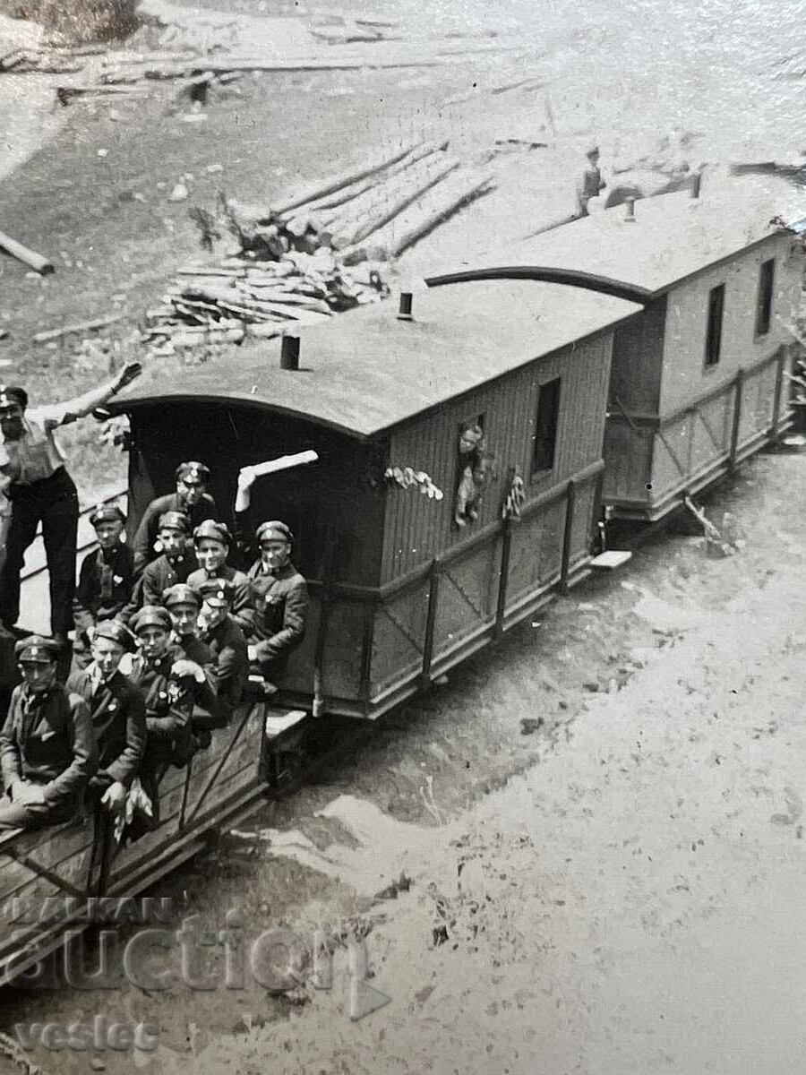 1931 Photo Postcard Train Narrow Gauge Rila Monastery Line - 6 1931 Photo Postcard Train Narrow Gauge Rila Monastery Line - 6
