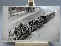 1931 Cărți poștale Fotografie Tren cu ecartament îngust Mănăstirea Rila Linie