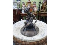 Veche figurină franceză superbă din bronz