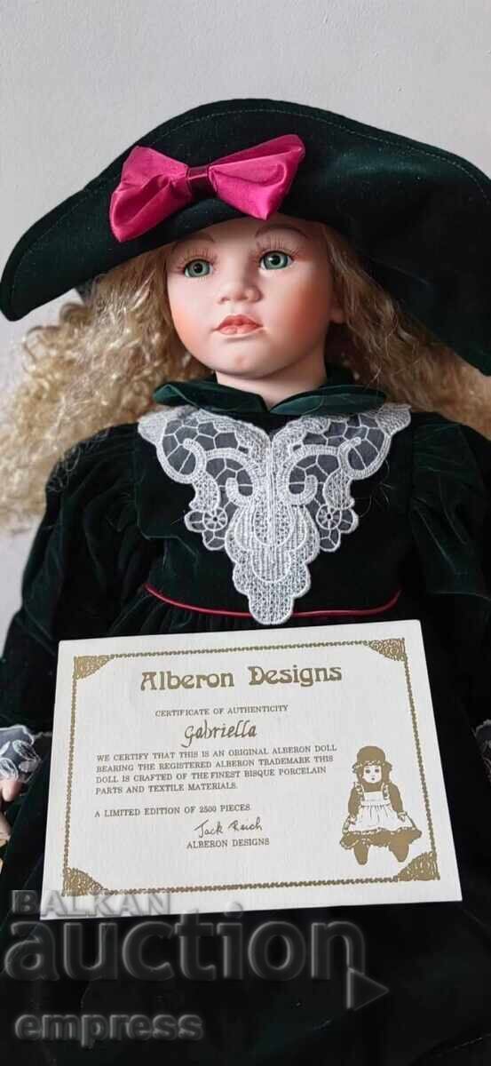 Πορσελάνινη κούκλα Alberon - Gabriella - 5