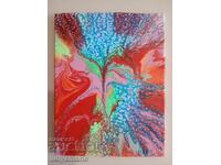 Abstracție "Vis și reflecție", pict. Mari