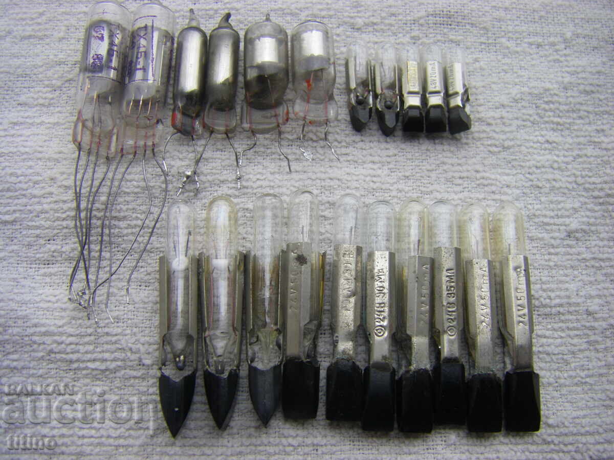 Delivery of Radio tubes and incandescent light bulbs