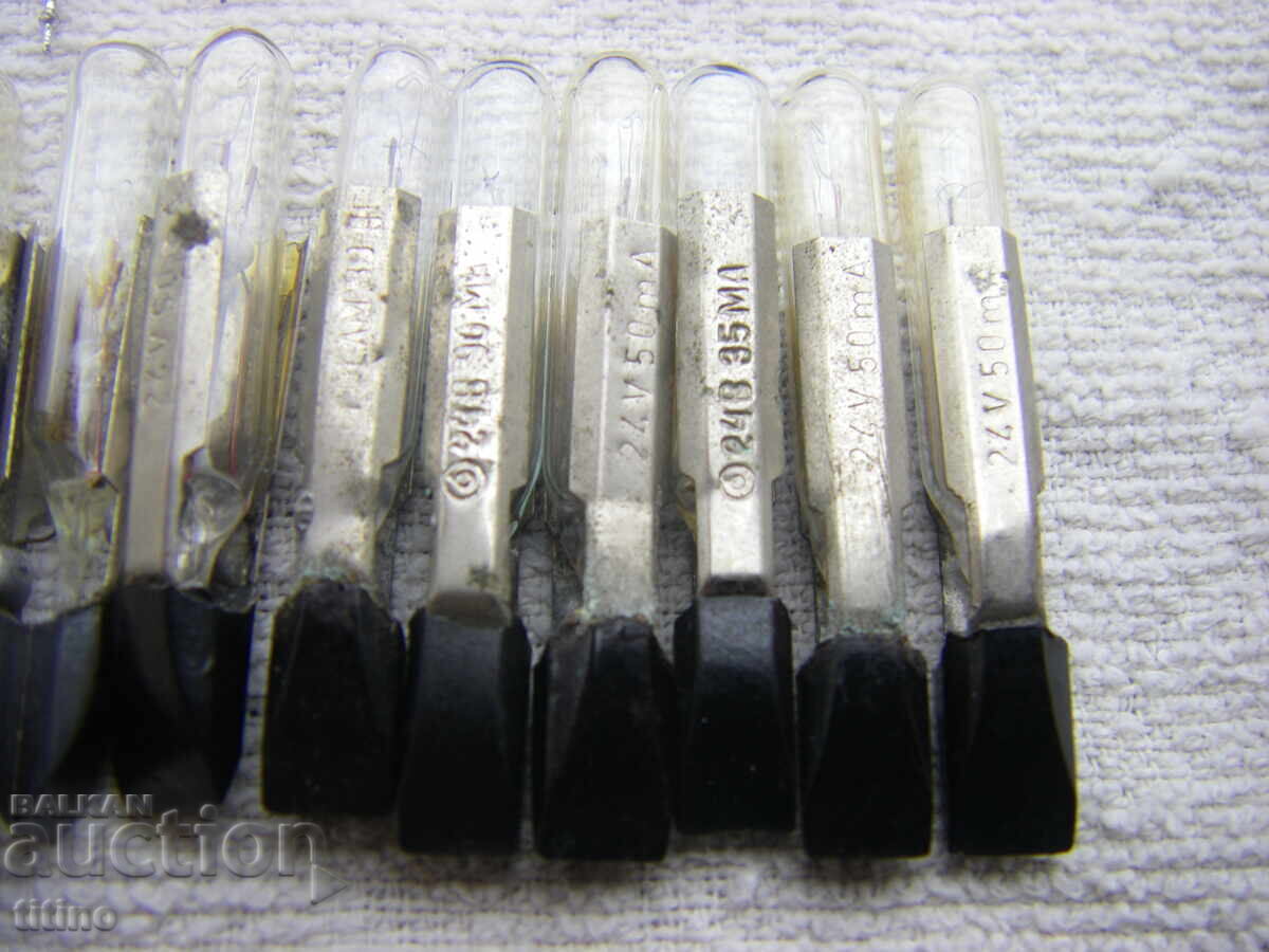 Radio tubes and incandescent light bulbs - 7