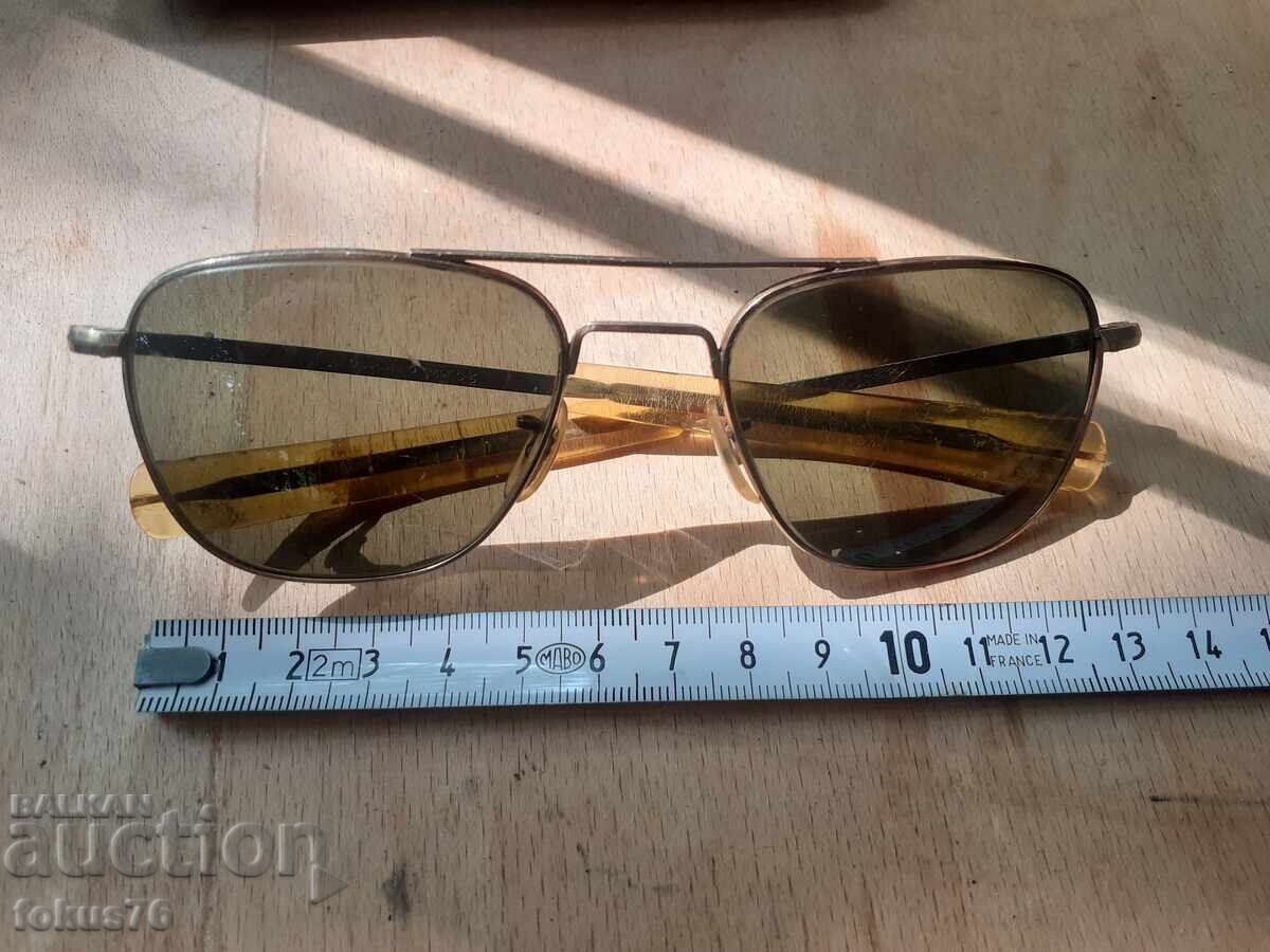 Ochelari de pilot American Optical 12K GF - 6 Ochelari de pilot American Optical 12K GF - 6