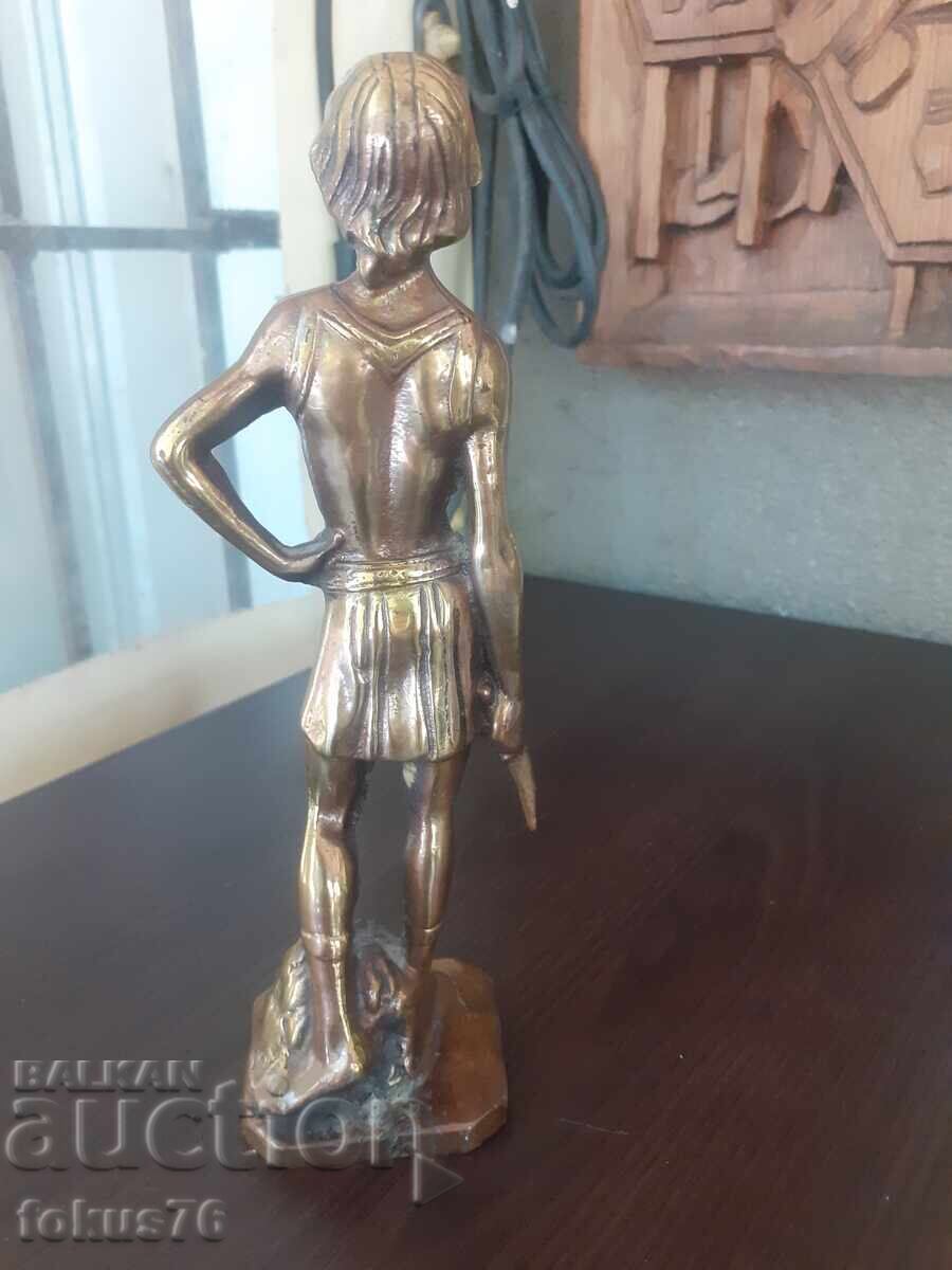 Incredible Antique Bronze Figurine - David and Goliath with price 290.00 BGN | € 148.27