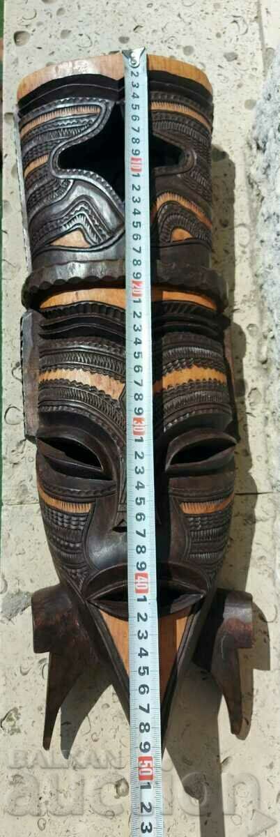 MOZAMBIQUE AUTHENTIC LARGE AFRICAN MASK TOTEM AFRICA - 5