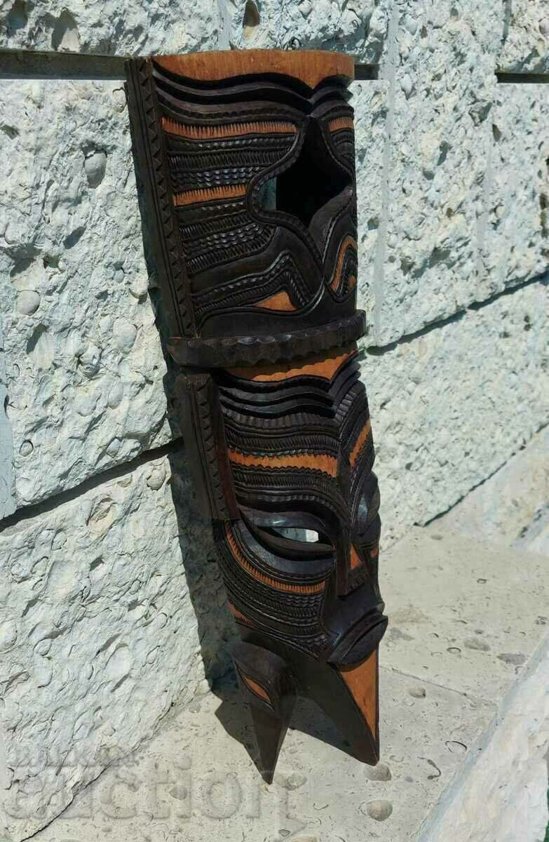 MOZAMBIQUE AUTHENTIC LARGE AFRICAN MASK TOTEM AFRICA - 7