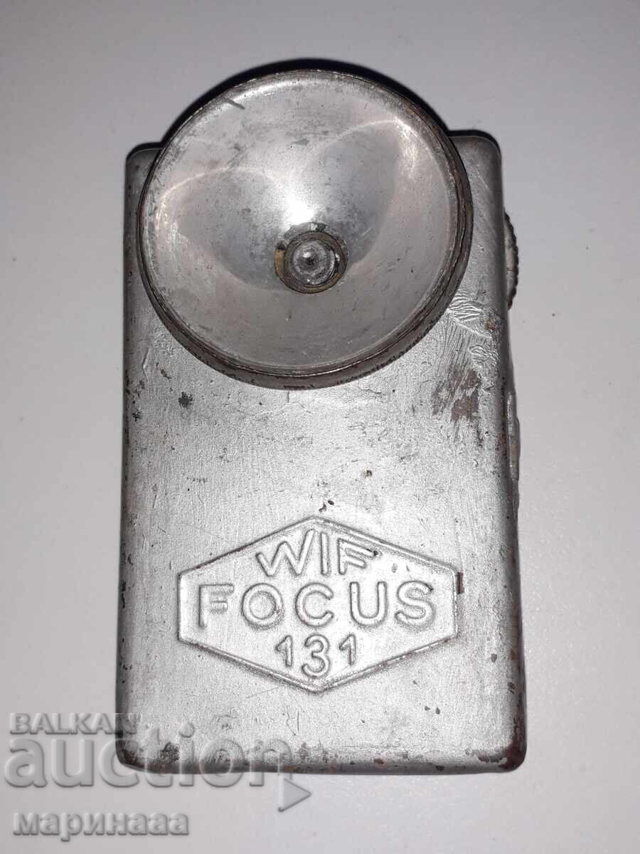 FLASHLIGHT ''WIF FOCUS 131''. GERMANY. 3RD REICH FLASHLIGHT ''WIF FOCUS 131''. GERMANY. 3RD REICH
