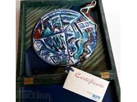 .2004 CERTIFICAT CUTIE CU PLAQUETĂ MARE BURSA BULGARĂ