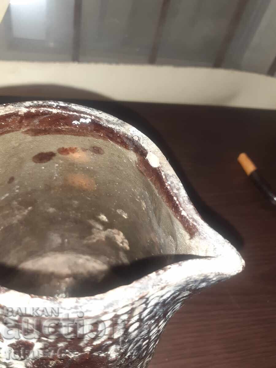 Παράδοση Μοναδική παλιά κούπα κανάτα - βουλγαρική κεραμική