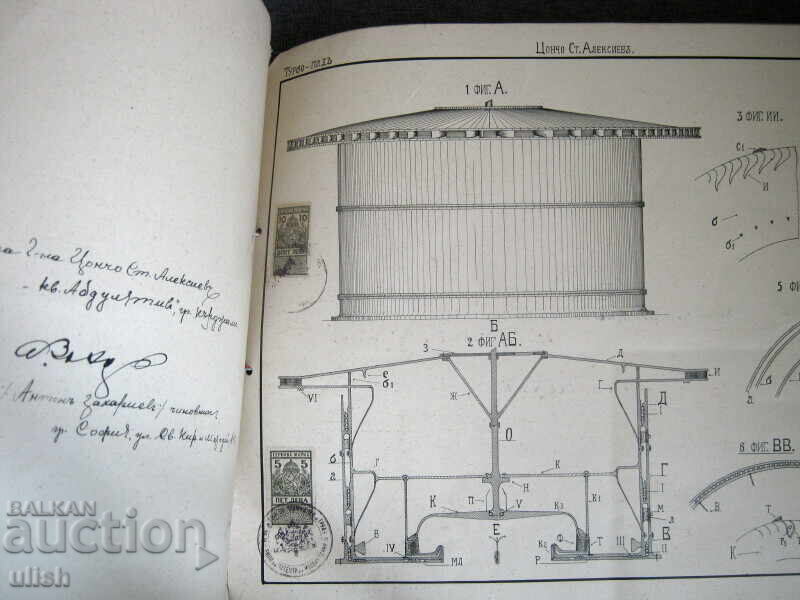 1924 Δίπλωμα ευρεσιτεχνίας - Τουρμπο πατ - Βασίλειο της Βουλγαρίας - 6