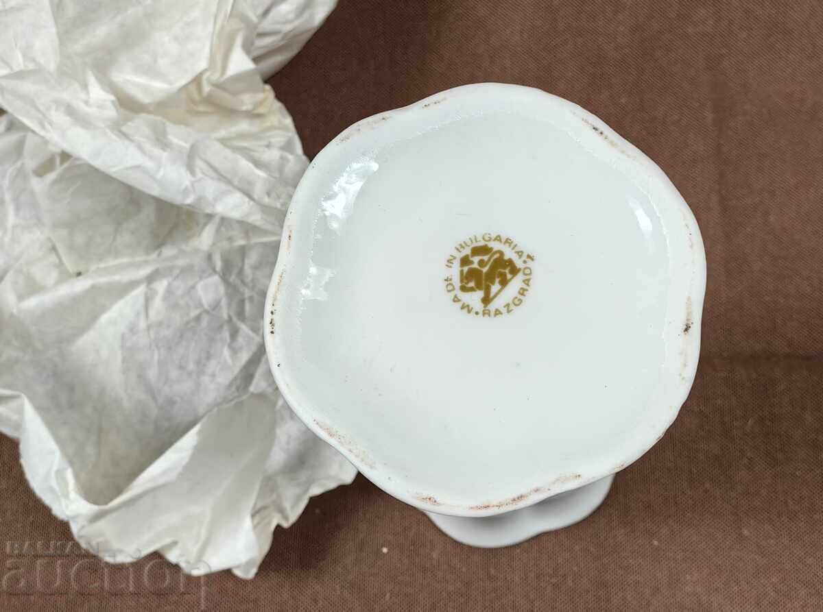 PROBABLY UNUSED PORCELAIN VASE, LITTLE DEGRADED - 5