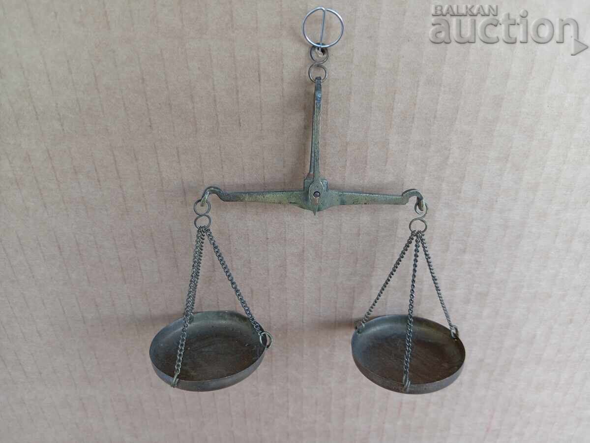 Livrarea Mini balanță de bijuterii din bronz