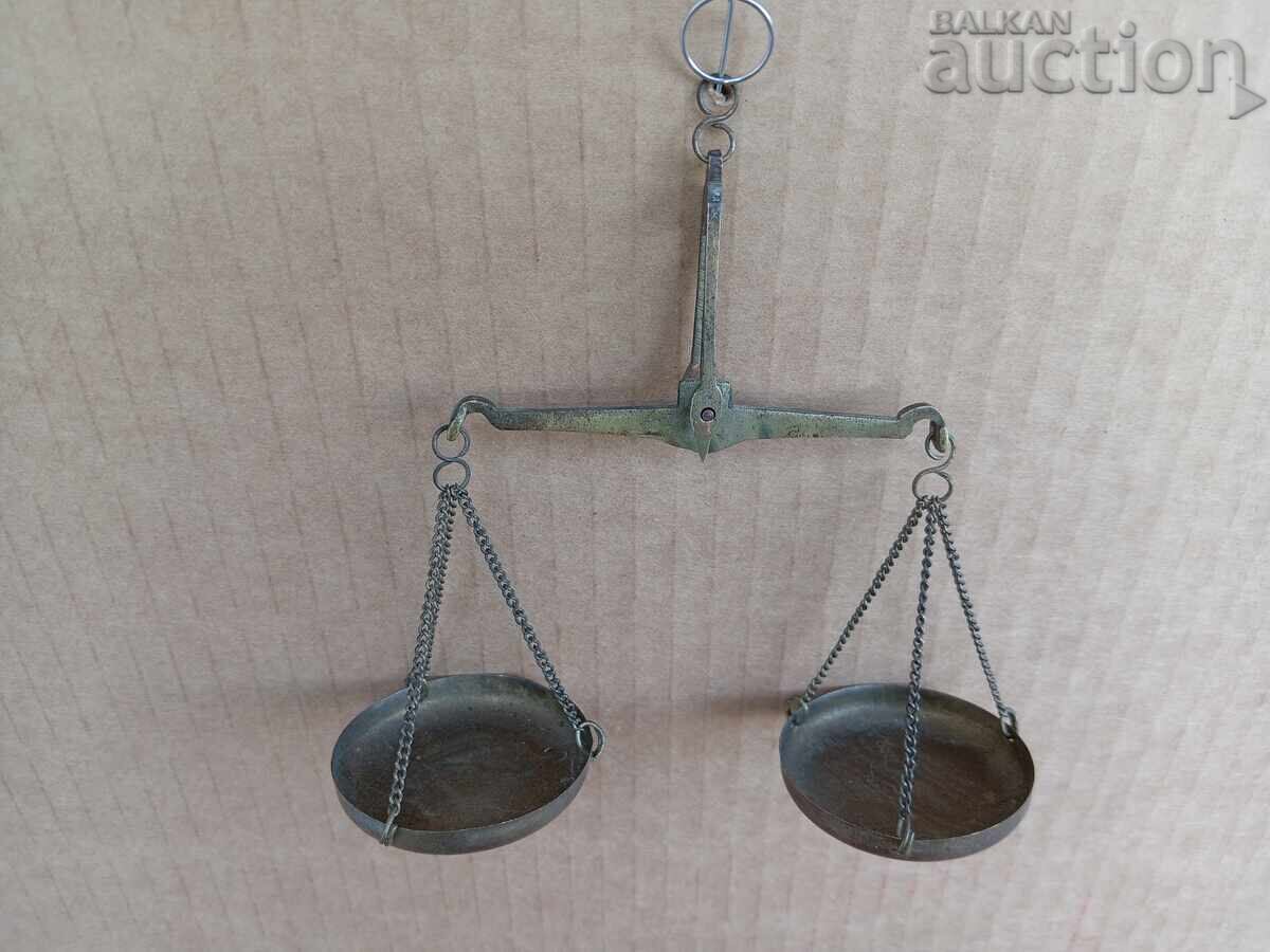 Mini balanță de bijuterii din bronz - 5