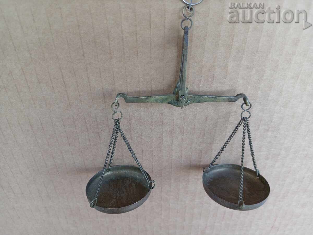 Mini balanță de bijuterii din bronz - 7