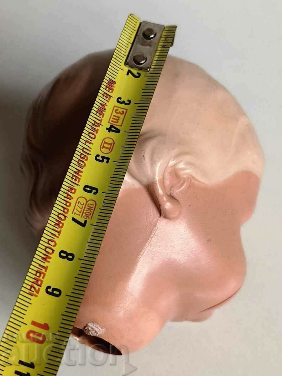 Delivery of 100 YEAR MARKED GLASS EYES CELLULOID DOLL HEAD