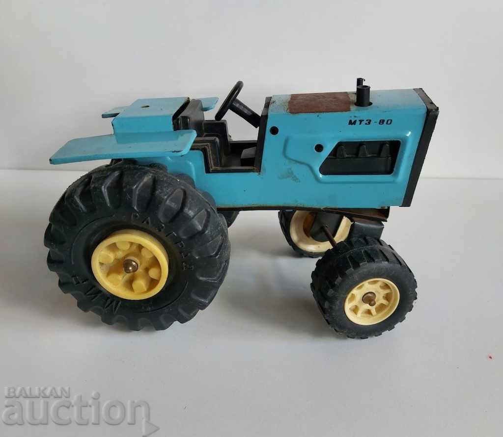 SOC LARGE CHILDREN'S TIN TOY MTZ-80 TRACTOR SOCA with price 50.00 BGN | € 25.56