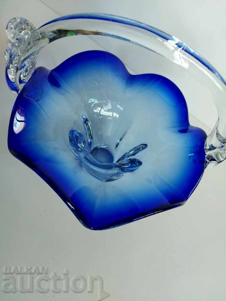 1981 LUXURIOUS SOC GLASS BONBONIER WRITTEN HEALTHY - 6