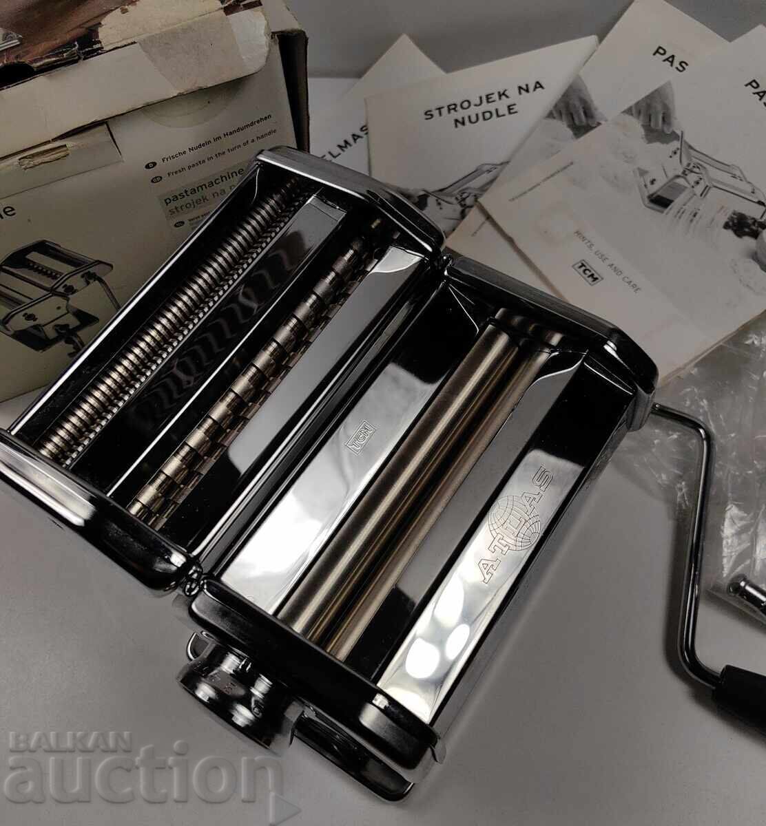 ITALIAN PASTA MACHINE, LIGHTLY USED, IN BOX, WITH INSTRUCTIONS with price 40.00 BGN | € 20.45