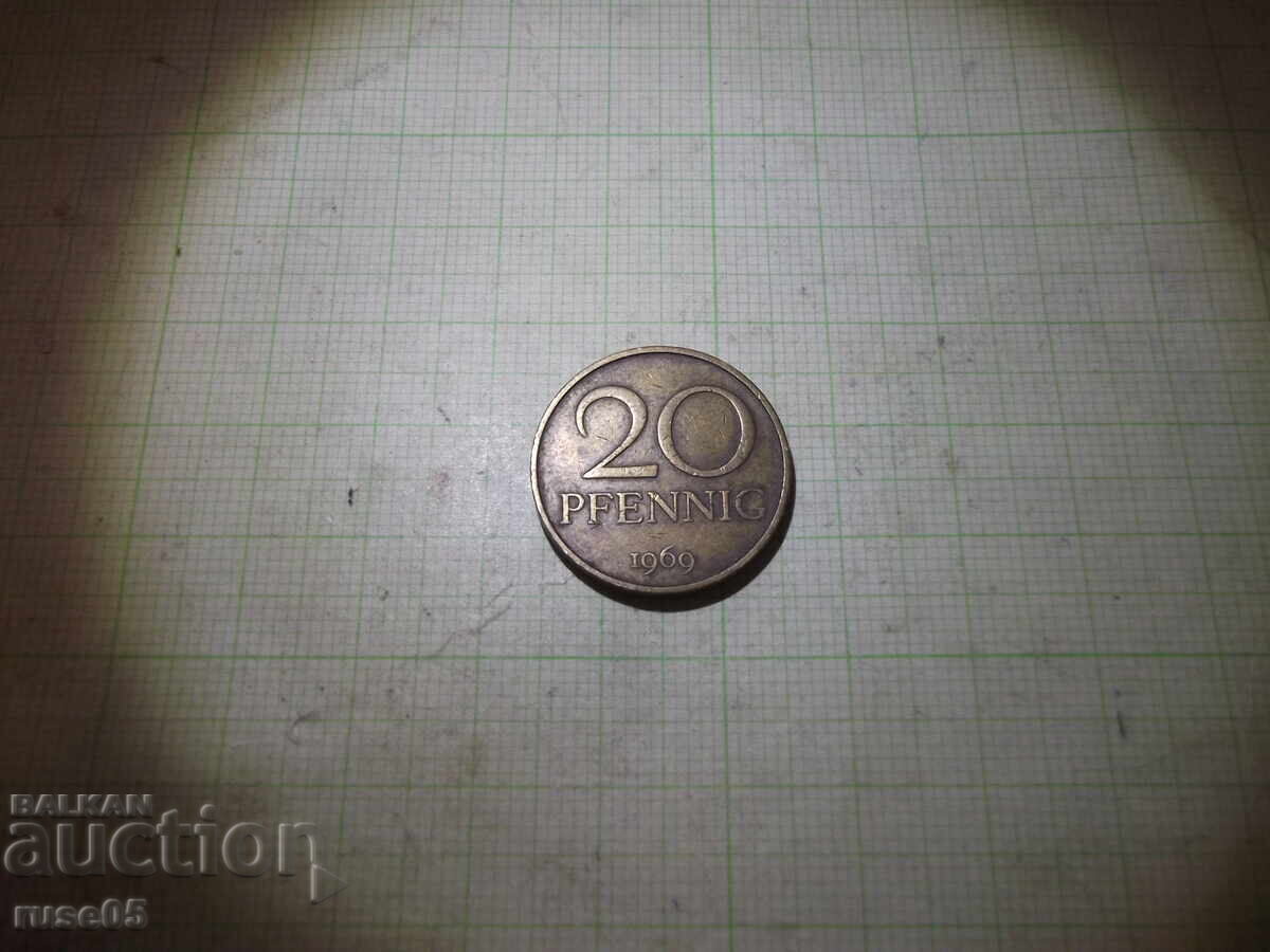 Coin "20 PFENNIG - 1969" Coin "20 PFENNIG - 1969"