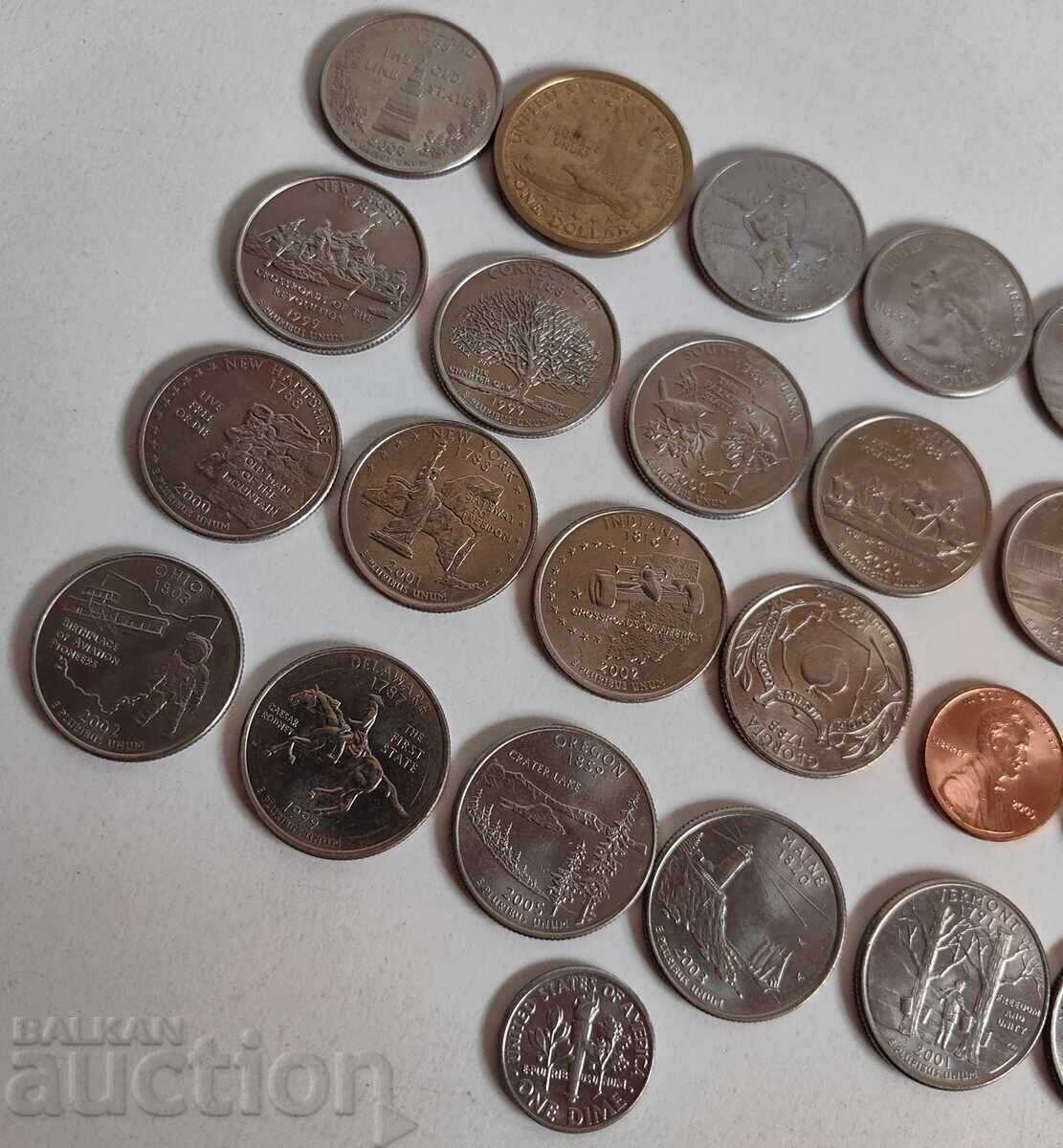 Auction LOT OF EXCELLENT AMERICAN COINS FOR A COIN COLLECTION Auction LOT OF EXCELLENT AMERICAN COINS FOR A COIN COLLECTION