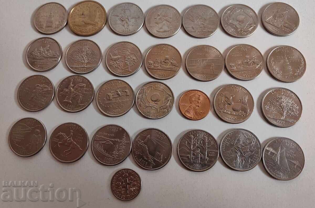 LOT OF EXCELLENT AMERICAN COINS FOR A COIN COLLECTION LOT OF EXCELLENT AMERICAN COINS FOR A COIN COLLECTION