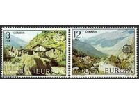 Spaniolă Andorra 1977 Europa CEPT (**) curată, fără ștampilă