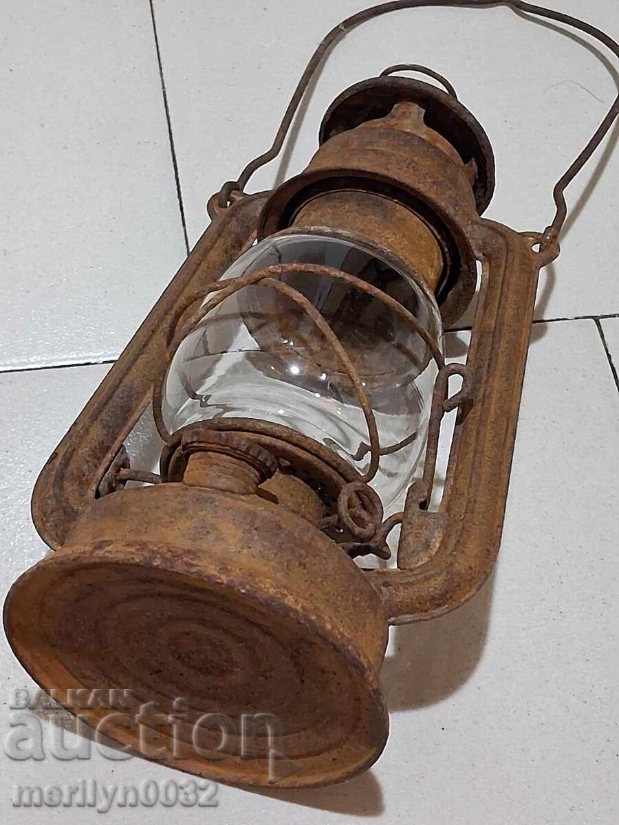 Παλιό γερμανικό φανάρι λάμπα προβολέας φωτιστικό με τιμή 79.00 BGN | € 40.39